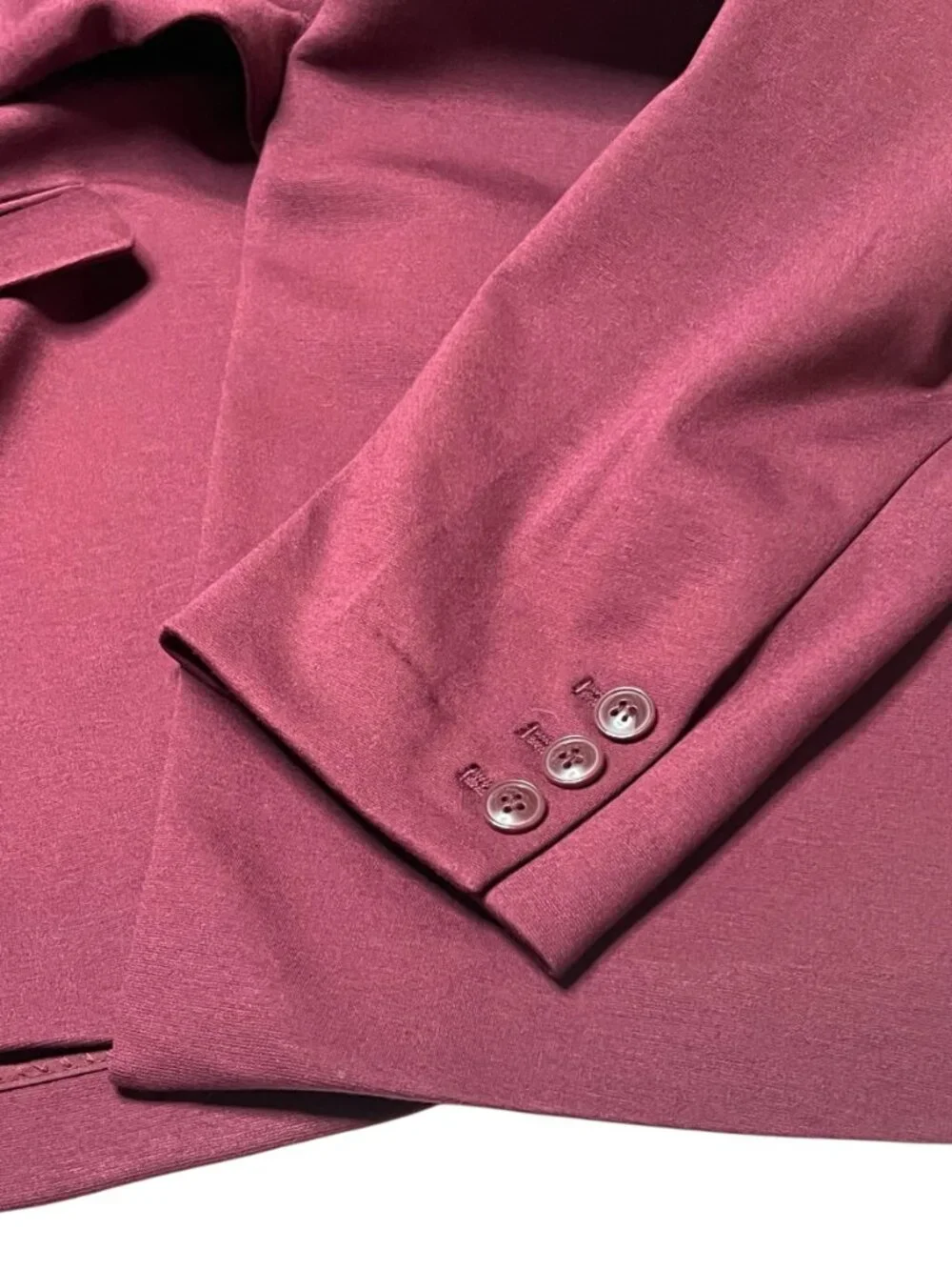 Lane Bryant burgundy red one button suit blazer size 24W NWT